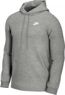 Джемпер Nike M NSW CLUB HOODIE PO JSY BV2749-063 р. S серый