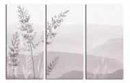 Картина модульна Дика трава на тлі гір 90x60 см WallArt 54471-3.1 Картина модульна Дика трава на тлі гір 90x60 см WallArt 54471-3.1