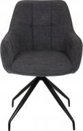 Крісло LEGNA UF 925-12 з функцією повороту сірий / чорний