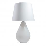 Настольная лампа декоративная TK Lighting Lacrima 5453 1x15 Вт E27 белый с серебристым