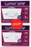 Светильник точечный LuminArte поворотный LED 5 Вт 3000 К белый COB-DLL5W-YS (2 шт/уп)