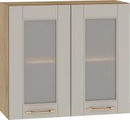 Шкаф верхний В 80/72/30 Вт МС Амели кашемир/дуб кремона торро Грейд