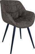 Стул обеденный с подлокотниками Nowy Styl VENSAN HN BLACK RONI08 черный/коричневый