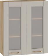 Шкаф верхний В 80/93/30 Вт МС Амели кашемир/дуб кремона торро Грейд