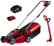 Газонокосарка акумуляторна Einhell PXC GE-CM 18/30 Li (1x3.0 Ah) + тример акумуляторний PXC GC-CT 18/24 Li P 3413155+