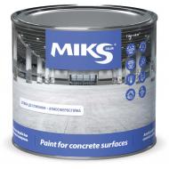 Краска MIKS Color для бетонных поверхностей серая мат 2,5 кг