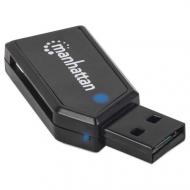 Кардридер Manhattan Mini USB2.0 24-in-1 black