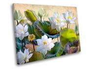 Картина Цветущий лотос 60x45 см WallArt 54474-1.2