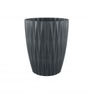 Горщик для квітів пластик Caro Petite 18 круглий антрацит 5,4 л Form Plastic