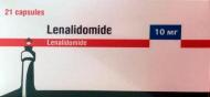 Леналідомід-Тева TEVA капсули тв. по 10 мг №21 (21х1)