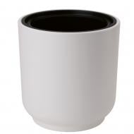 Горшок для цветов Satina 30 круглый 101 Белая 15,7 л Form Plastic