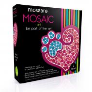 Набор для творчества Mosaaro стеклянная мозаика "Лапка с сердцем" MA2032