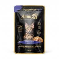 Корм влажный для котов AnimAll курица и тунец 80 г