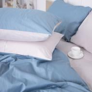 Наволочка Satin Premium 0845+0841 Jennifer 40x60 см кремовый/голубой MirSon