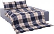 Комплект постельного белья Fashion 2,0 синий с серым La Nuit