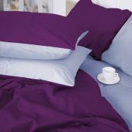 Наволочка Satin Premium 0846+0842 Agnes 45x45 см голубой/фиолетовый MirSon