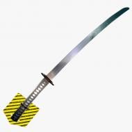 Зброя іграшкова Сувенір Декор Модель японського меча Катана Хром міні для маленьких самураїв