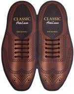 Шнурки силиконовые AntiLaces Classic 30 мм 10 шт. коричневый