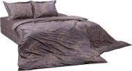 Комплект постельного белья Luxury семейный темно-коричневый La Nuit