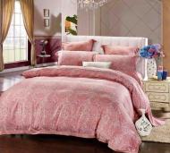 Комплект постільної білизни Glory Pink сімейний рожевий La Nuit
