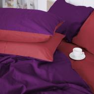 Наволочка Satin Premium 0847+0846 Klaus 60x60 см фиолетовый/красный MirSon