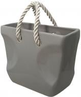 Ваза керамическая Kerama tato Сумка 16,5 см серая Ваза керамическая Kerama tato Сумка 16,5 см серая