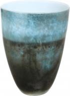 Ваза скляна Гутняр Handmade 40 см синя