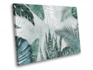 Картина Красивые тропические листья 80x60 см WallArt 54482-1.3