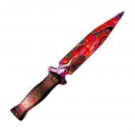 Оружие игрушечное Сувенір Декор Модель ножа СТИНГ с окраской Oil
