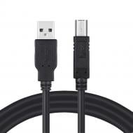 Кабель для принтера ColorWay USB 2.0 AM to BM Print Cable black (CW-CBUB073-BK)