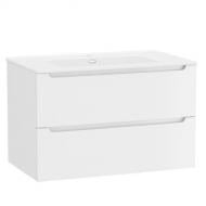 Тумба консольная Imprese Valtice 80 см с умывальником белый матовый Тумба консольная Imprese Valtice 80 см с умывальником белый матовый