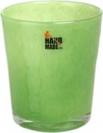 Ваза стеклянная Гутняр гутное стекло 15 см зеленый Ваза стеклянная Гутняр гутное стекло 15 см зеленый