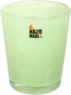 Ваза стеклянная Гутняр гутное стекло 14 см салатовый