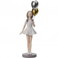 Статуетка Sensio Balloon Girl 29х10х8,5 см білий