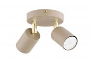 Спот Bergs 2x35 Вт GU10 бежевый 4004-CL-2 Beige Спот Bergs 2x35 Вт GU10 бежевый 4004-CL-2 Beige