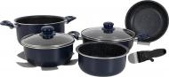 Набор посуды GIMEX Cookware Set induction 8 предметов Bule (6977228)