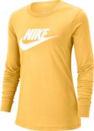 Футболка Nike W NSW TEE ESSNTL LS ICON FTRA BV6171-795 р.M желтый