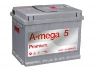 Аккумулятор автомобильный A-MEGA Premium 60Ah 600A 12V «+» слева