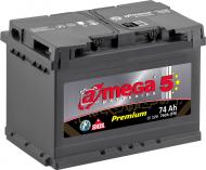 Акумулятор автомобільний A-MEGA Premium 74Ah 760A 12V «+» праворуч