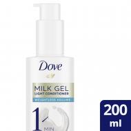 Кондиционер-гель Dove 1 Minute Milk Gel Невесомый объем молочный 200 мл