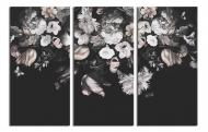 Картина модульная Ночное цветение 150x100 см WallArt 54488-3.3