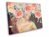 Картина Яркий цветочный венок 60x45 см WallArt 54489-1.2
