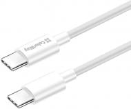 Кабель ColorWay Type-C - Type-C (TPE) (PD Fast Charging 65W) 3.0А 2 м белый (CW-CBPDCC056-WT)