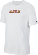 Футболка Nike LBJ M NK DRY TEE LOGO CD1318-100 р.S белый