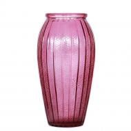 Ваза стеклянная Ritz 26 см розовая 83240425-43_YBCG-240425/2