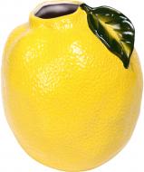 Ваза керамическая BonaDi Lemon 18 см желтая 998-008