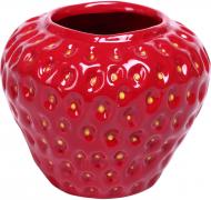 Ваза керамическая BonaDi Strawberry 14,5 см красная 998-005