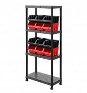 Стеллаж для инструментов QBRICK SYSTEM с контейнерами 12 шт. 600×300×1340 мм Z262602PG001