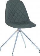 Стілець обідній Nowy Styl LIYA SN CHROME (BOX-1) RMB ECO-70 сірий / хром