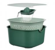 Набор Gondol Plastic Green Leaf кухонный 4 предмета травяной